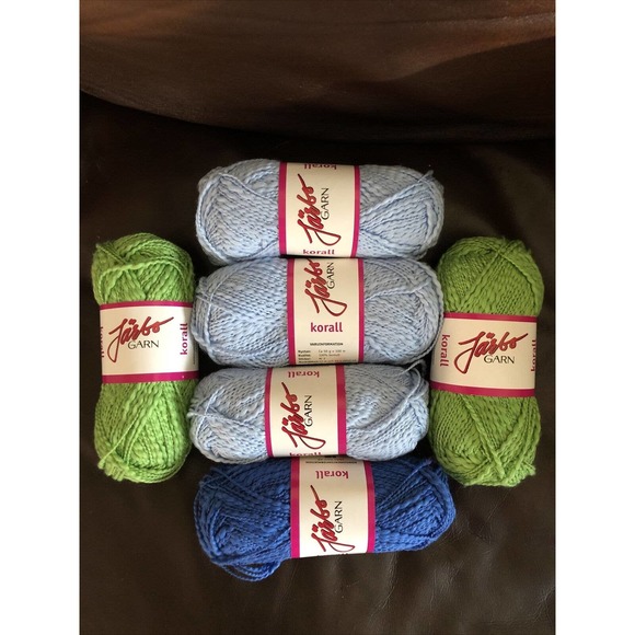 Jarbo Garn Other - Bundle Jarbo Garn Korall Yarn Lot Norwegian